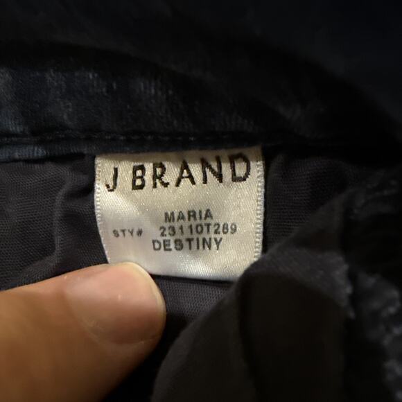J. Brand Women's Maria Jeans Stretch Denim Blue Dark Wash Size 27 - Picture 11 of 16